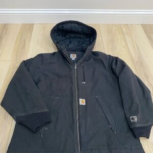 Carhartt Quick Duck 100664 001 Jacket Coat Black Women’s Large 12/14